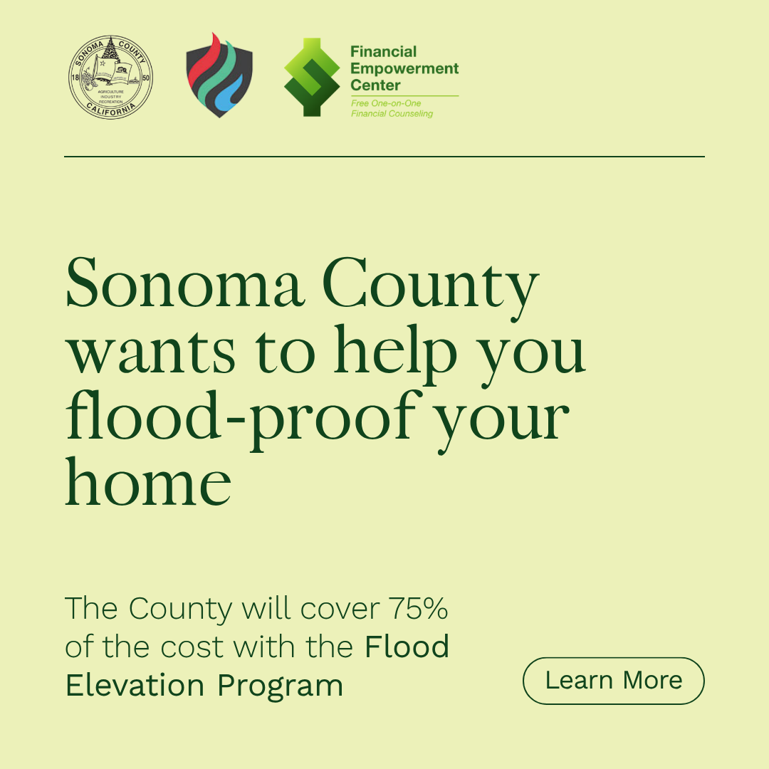 Sonoma County wants to help you flood-proof your home campaign asset